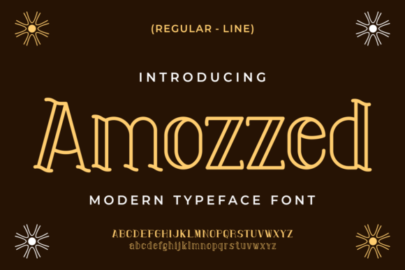 Amozzed Font Brings Bold Personality to Handmade Labels
