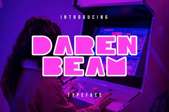 Daren Beam: A Bold Display Font for Makers