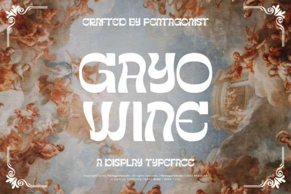 Gayo Wine: A Bold Display Typeface for Branding