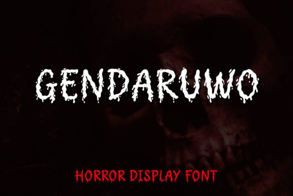 Gendaruwo: The Horror Display Font for Memorable Branding