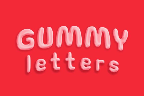 Gummy Letter: A Playful Display Font for Editorial Layouts