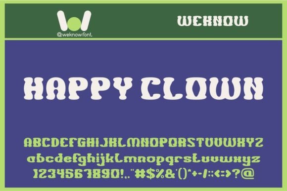 Happy Clown: A Cheerful Display Font for Branding