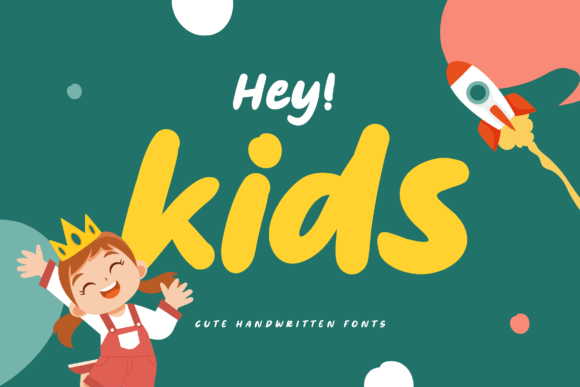 Hey Kids Font: A Playful Handwritten Typeface for Crafters