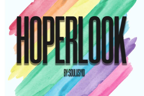Hoperlook: The Bold Display Font That Makes Your Products Stand Out