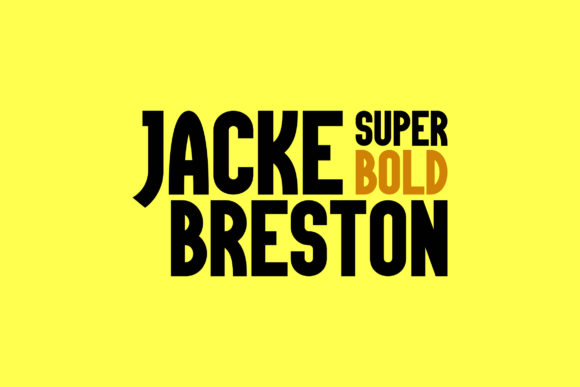 Jacke Breston Display Font: Make Every Campaign Message Stand Out