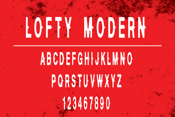 Lofty Modern: A Display Typeface for Modern Web Design