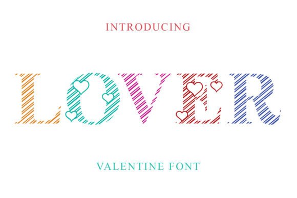 Lover Valentine: A Cute Display Typeface for Business Branding