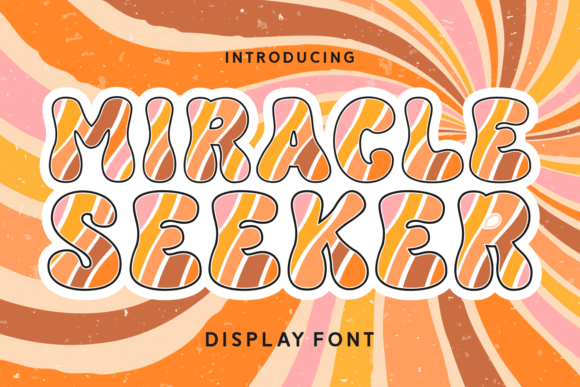 Miracle Seeker: A Display Font for Bold Marketing Visuals