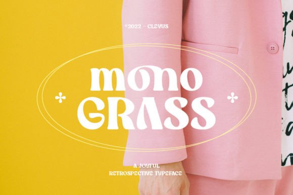 Mono Grass: A Joyful Retro Font for Craft Projects