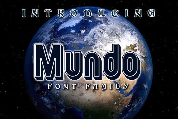 Mundo Font: A Warm Display Typeface for Small Business Branding