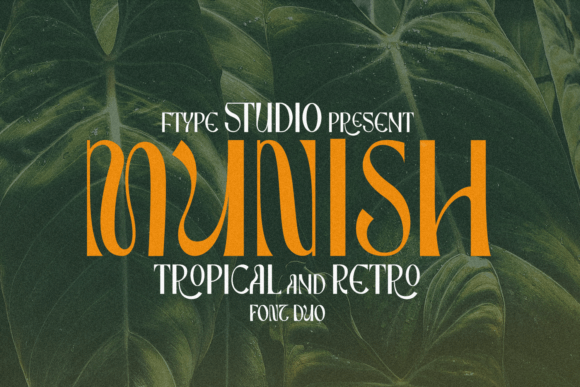 Munish: A Playful Calligraphic Font for Memorable Branding