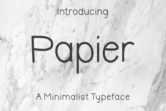 Papier Font: A Clean Sans Serif for Modern Web Design