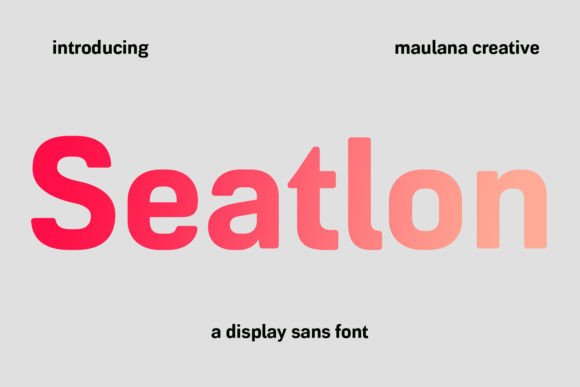 Seatlon: The Display Font That Simplifies Brand Building