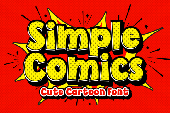 Simple Comics: The Cheerful Display Font for Bold Campaigns