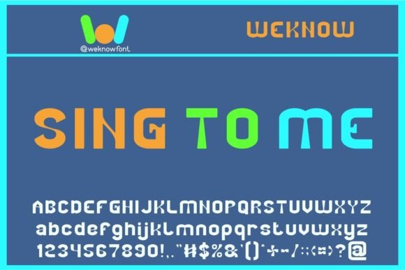 Sing to Me: A Display Font That Makes Handmade Products Pop