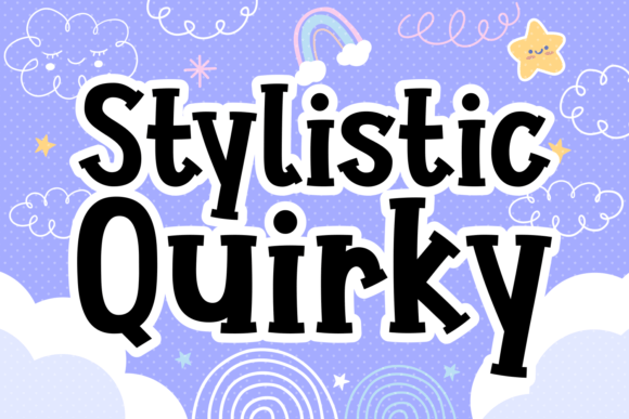 Stylistic Quirky: A Display Font for Bold Editorial Charm